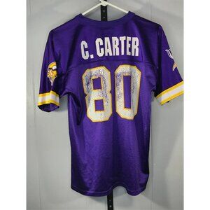 Vintage Minnesota Vikings Cris Carter #80 Authentic Logo Athletic Jersey sz SM